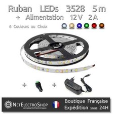 Ruban LEDs 3528 5m 300 LEDs 60