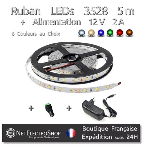 Ruban leds 3528 300 - 300, 60