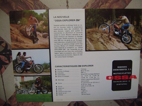 Ossa 250 explorer prospectus - ossa,