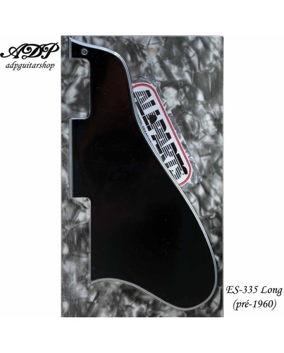 Plaque pickguard long noire - plaque,