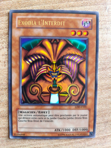 Exodia interdit ldd - exodia, l'interdit
