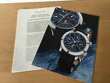 Kit De Presse MASTER GRANDE MEMOVOX Jaeger-LeCoultre - BÂLE 2001 Utilisé