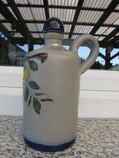 CARAFE ALCOOL MIRABELLE BETSCHDORF P.JACKY Gravé Main 20,5 cm