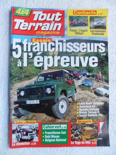 4x4 tout terrain 136 - tout,