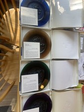 Daum Pate De Verre Four Seasons Plates In Original Boxes