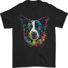 A Coloré Border Collie Chien