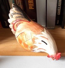 POULE  DE COLLECTION EN RESINE