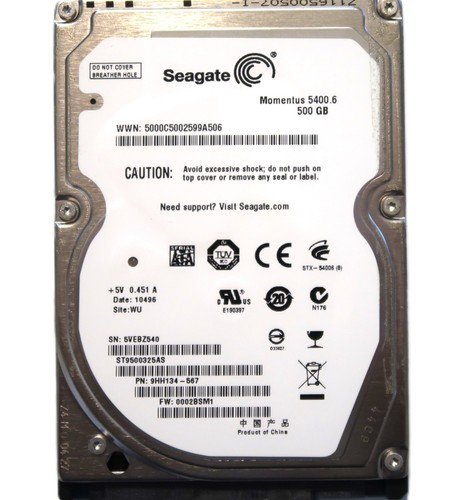 Seagate st9500325as 9hh134 567 - st9500325as, 9hh134-567