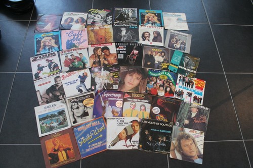 Gros lot 124 disques 55 - +,