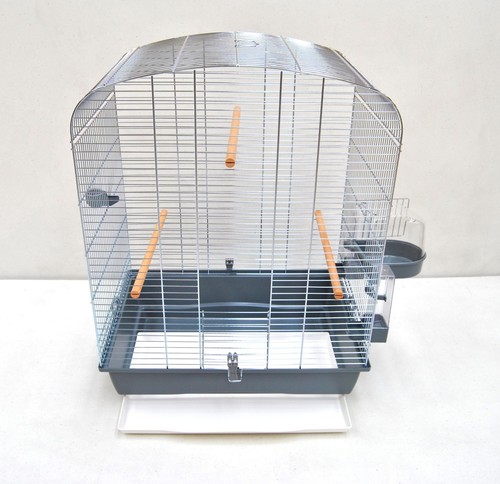 Cage oiseaux elena gris - À,
