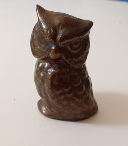 Statue hibou bronze - statue, .