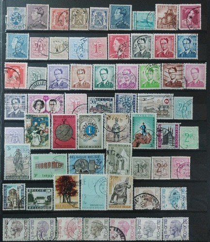 Lot timbres de belgique - lot,