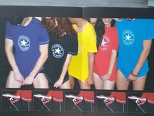 CONVERSE vintage Chaussures Print Ad !! "TShirt et Chaussures de CONVERSE "