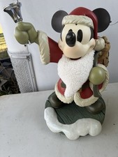 Mickey Mouse Santa Christmas Big Fig 21” With Bell   Duck 75th Anniversary