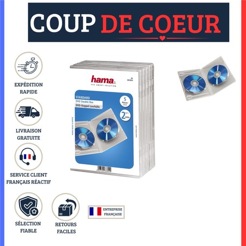Boîtiers doubles dvd - boîtiers,
