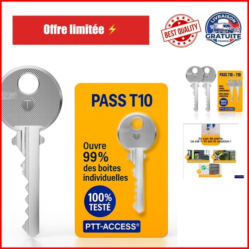 Clé pass ptt t10 - ptt,
