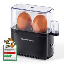 GOURMETmaxx Cuit-Oeufs Noir