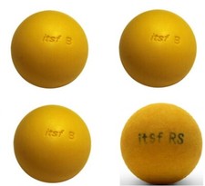 3 balles baby-foot pro compétition ITSF B  homologuées BONZINI +1 balle itsf RS