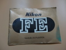NIKON FE notice d'utilisation