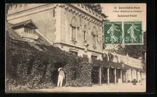Old postcard Joinville-le-Pont, Restaurant Pacot, Aux Bibelots du Diable 1908 