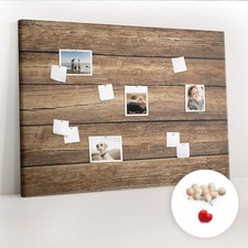 Tableau en liège Pour les notes Tableau d'affichage 140x100 Planches en bois