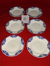 6 ANTIQUE PLATE PLATES PLATE ST AMANDINOISE ST AMAND NELLY MADE IN FRANCE D