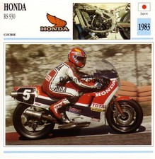 Fiche Moto : HONDA RS 930 HRC