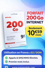 Carte SIM SYMA Mobile – 200