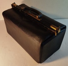 mallette  sac cuir vintage