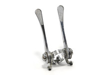 Vintage Huret Allvit/Luxe #1828 clamp-on friction downtube shifters (long)
