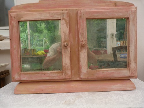 Ancien jouet meuble bois peint
