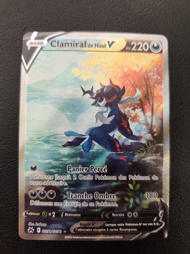 Carte pokémon clamiral - carte, de