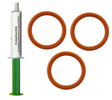 Gasket Set for DeLonghi EAM ESAM ECAM Brewing Group 3 Gasket and Multi Silicone Grease