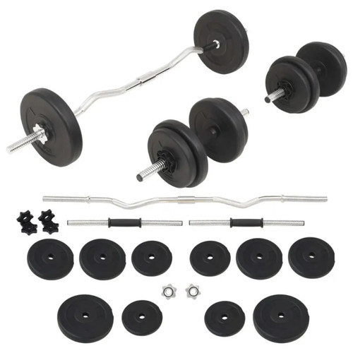 Ensemble haltère 30kg barres - haltère,