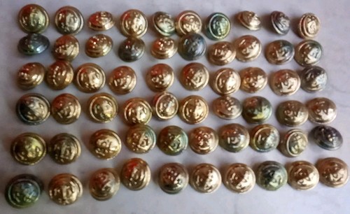 Lot bouton marine - 60,