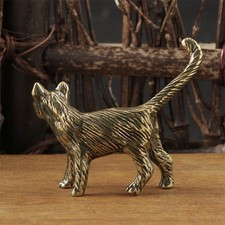 Figurines chat en cuivre de