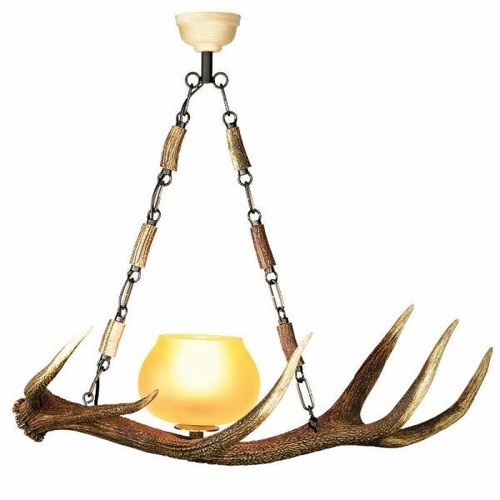 Lustre avec vrai - bois, de