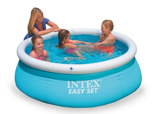 Piscine hors sol ronde intex - sol,