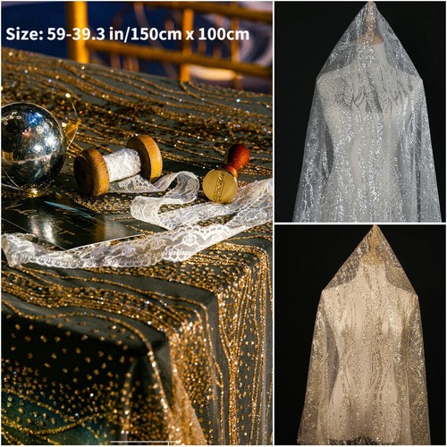 Sequin dentelle tissu maille - dentelle,