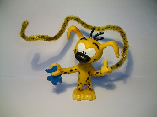 Marsupilami avec poisson - marsupilami,