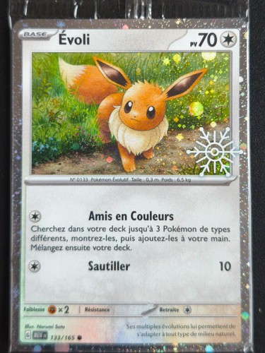 Carte pokémon evoli - pokémon, 133/165