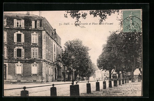 Cpa dax gendarmerie - cpa,