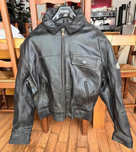Veste moto cuir force - cuir, one