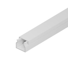 Goulotte électrique PVC blanc