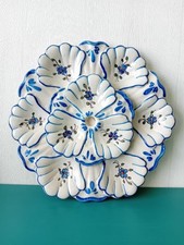 Plat a huitre en faience