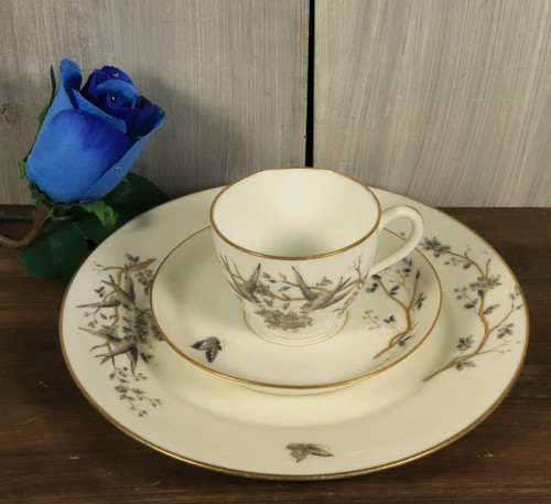 Assiette tasse thé - à, ancien