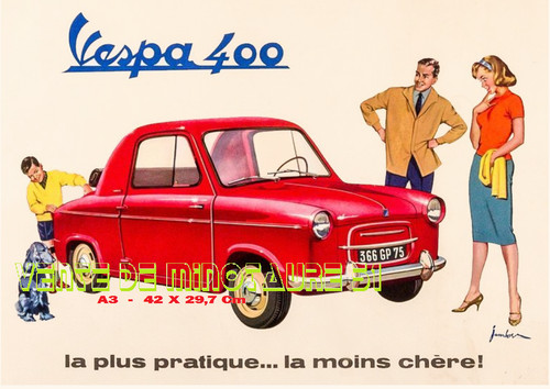 Vespa 400 plus pratique - plus, pratique…