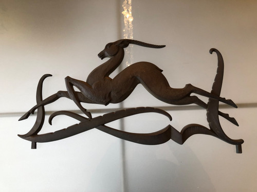 Gazelle bronze art - , deco