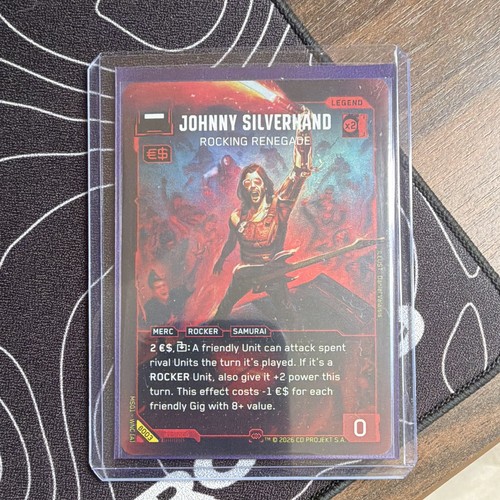 Cyberpunk tcg johnny - cyberpunk,