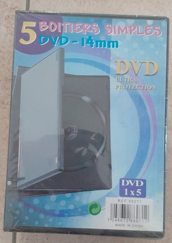 Boitiers dvd vierges neufs - dvd,